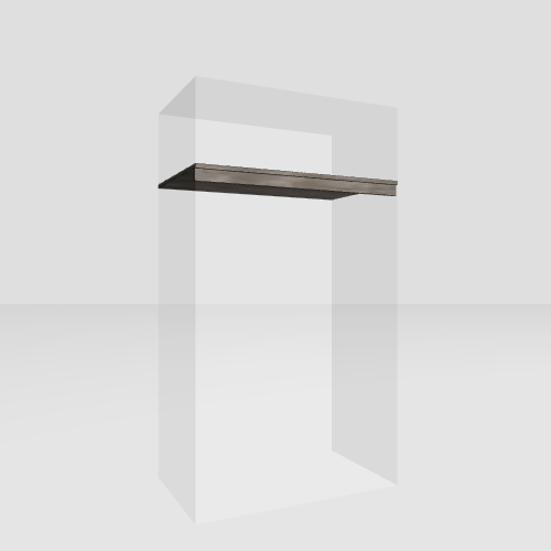 Fixed Shelf with optional (downstand)