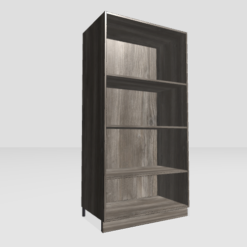 Wardrobe with an adjustable shelves